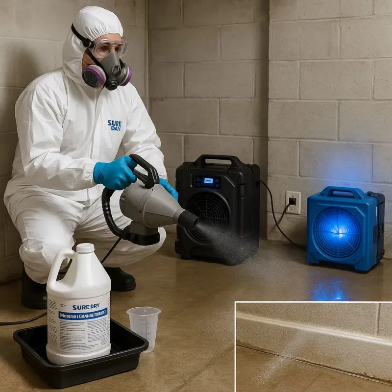 Sanitization and Odor Removal process in Cedarburg, WI